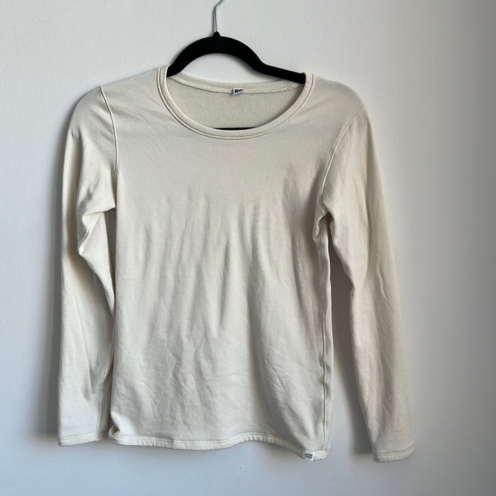 Uniqlo off white heat tech ultra warm